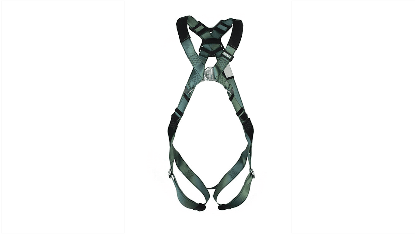 MSA Safety 10205849 Front, Rear Attachment Safety Harness, XS