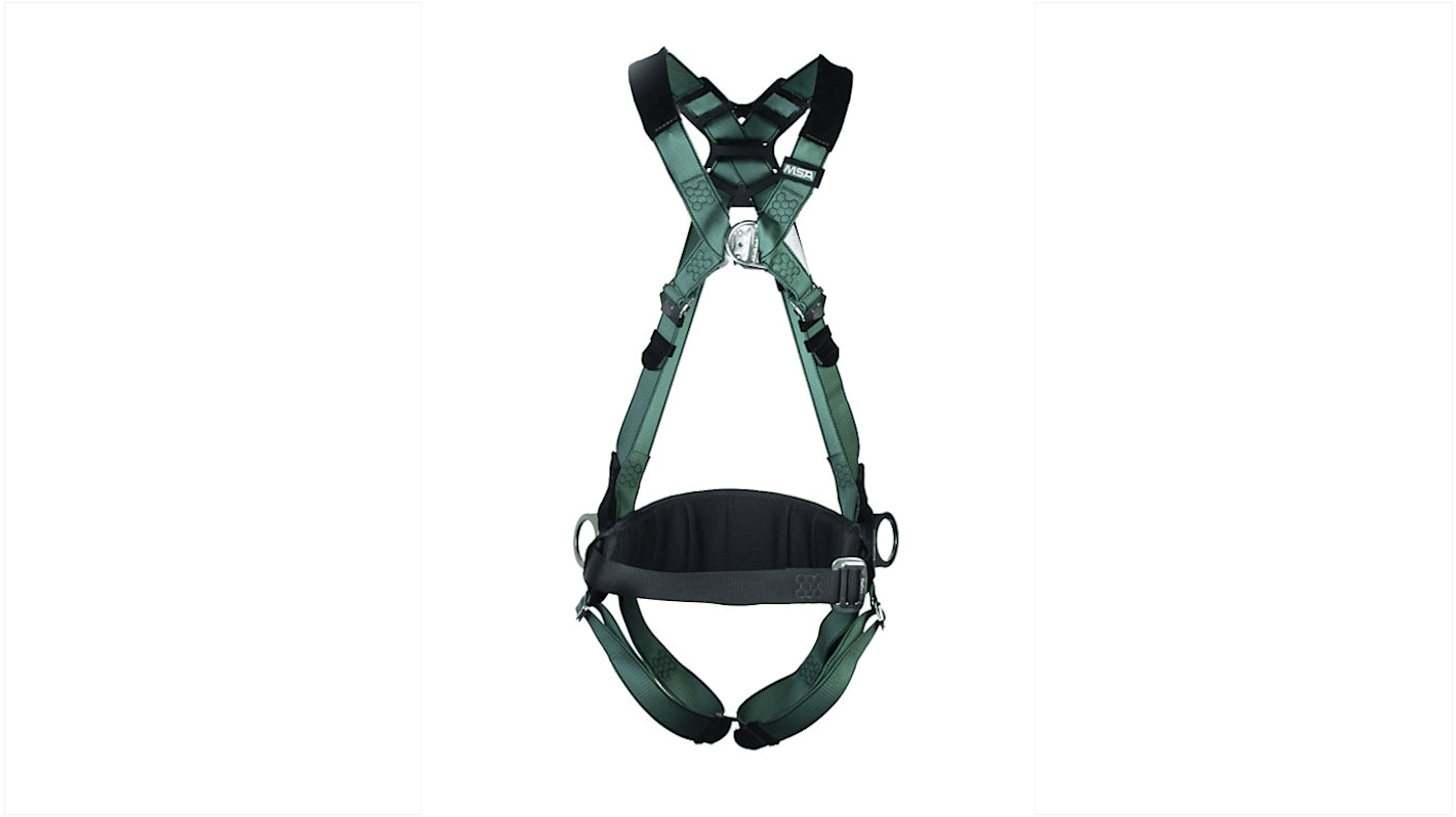 MSA Safety 10206049 Front, Rear Attachment Safety Harness, M/L