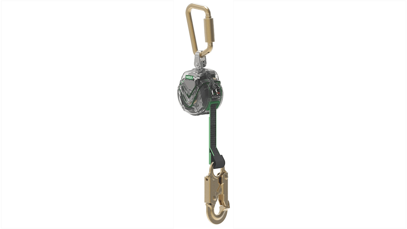 MSA Safety Self Retracting Lifeline Polycarbonate Single