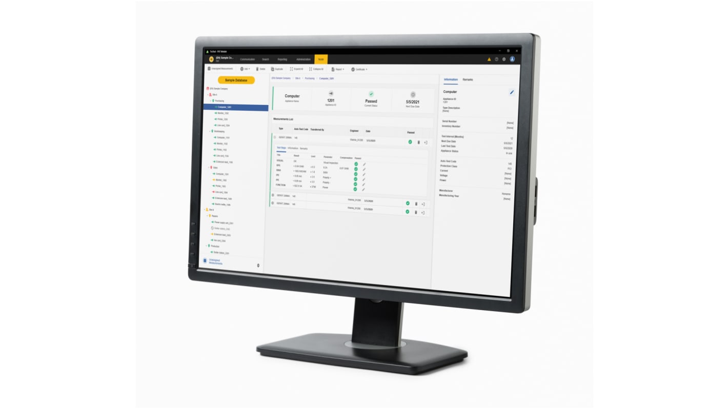 Fluke FLK-TRUTEST-LITE-M5 PAT Testing Software, For Use With Fluke and Beha-Amprobe Instruments