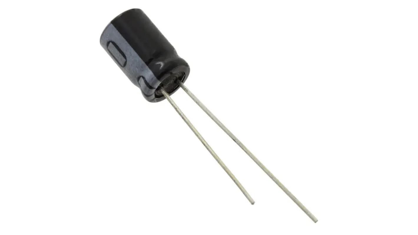 EPCOS 100μF Aluminium Electrolytic Capacitor 50V dc, Radial, Through Hole - B41851A6107M000