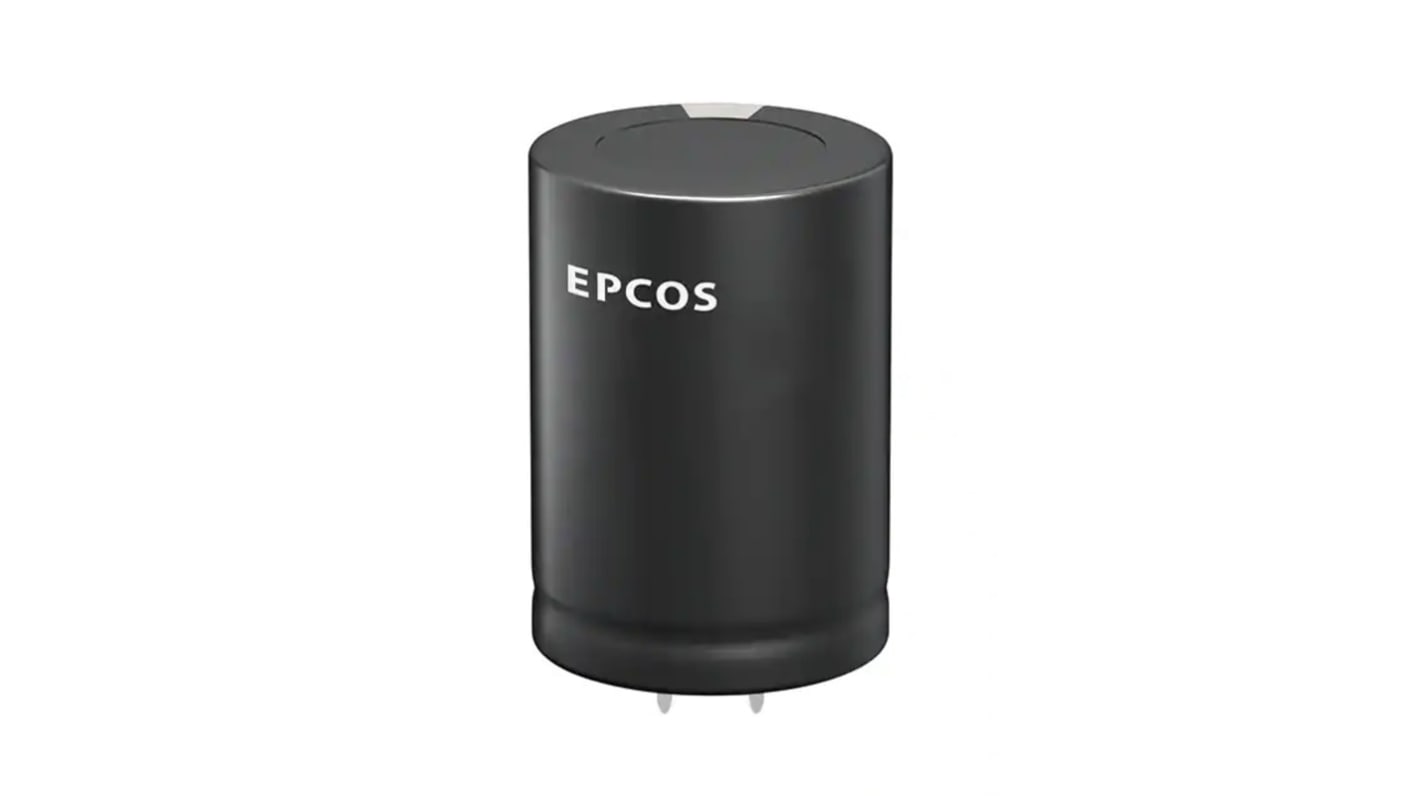 EPCOS Snap-In Aluminium-Elektrolyt Kondensator 100μF / 400V dc, Ø 22mm x 25mm, bis 105°C