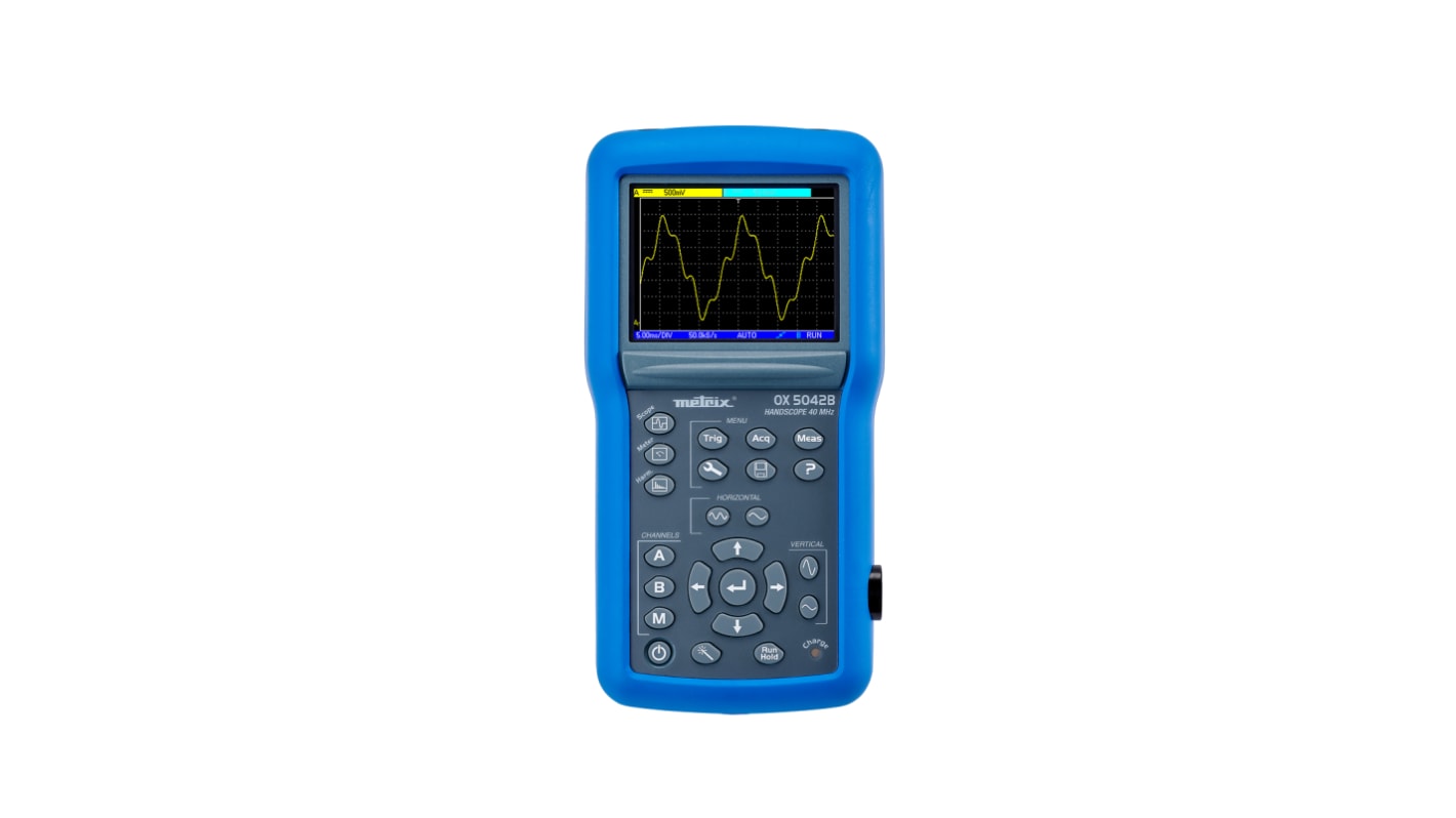 Metrix OX5042B OX Series Digital Portable Oscilloscope, 2 Analogue Channels, 40MHz