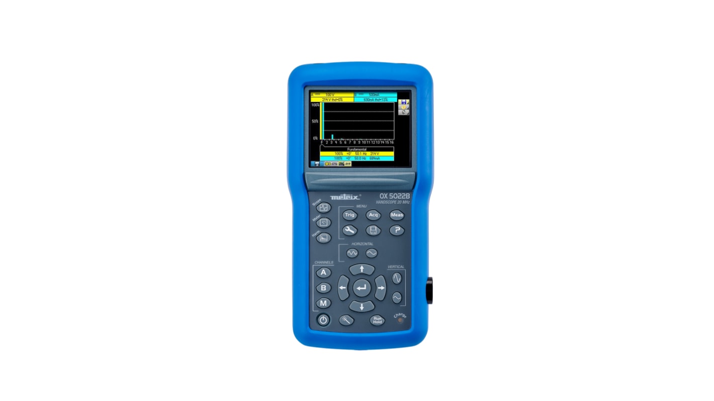 Metrix Speicher Handheld Oszilloskop 2-Kanal Analog 20MHz, ISO-kalibriert