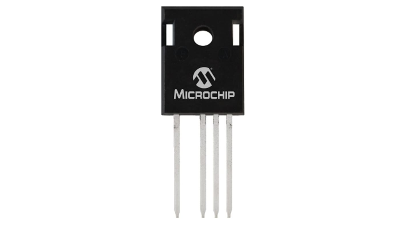 Microchip Nチャンネル MOSFET700 V 54 A スルーホール パッケージTO-247-4 4 ピン