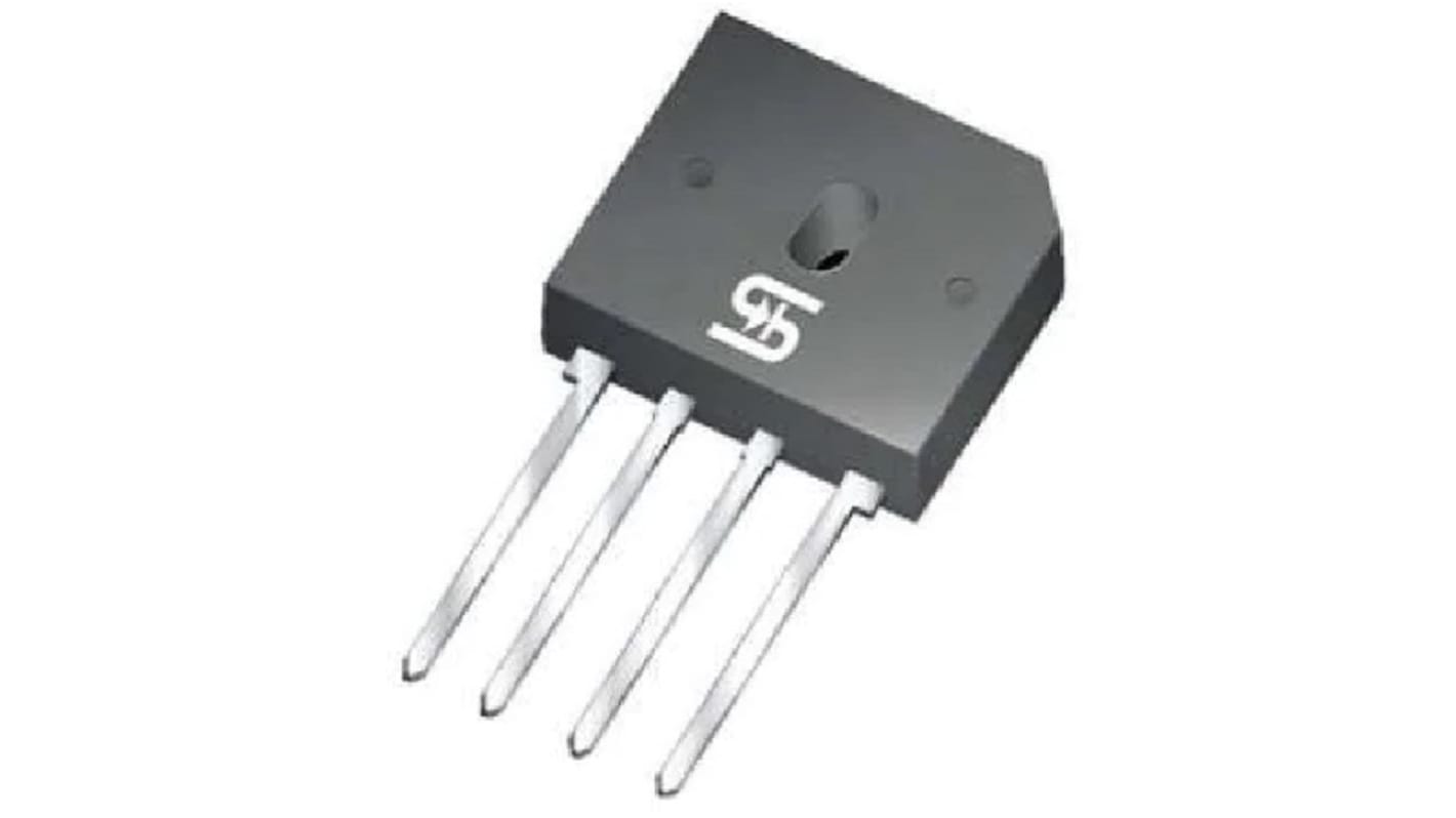 Taiwan Semiconductor 整流用 ブリッジダイオード 単相 4A, 400V, GBU404H