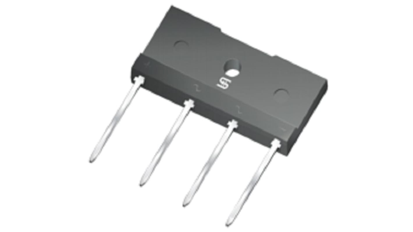 Rectificador en puente, T10JA05G-K, Monofásico, 10A 600V, TS-6PL Cuádruple