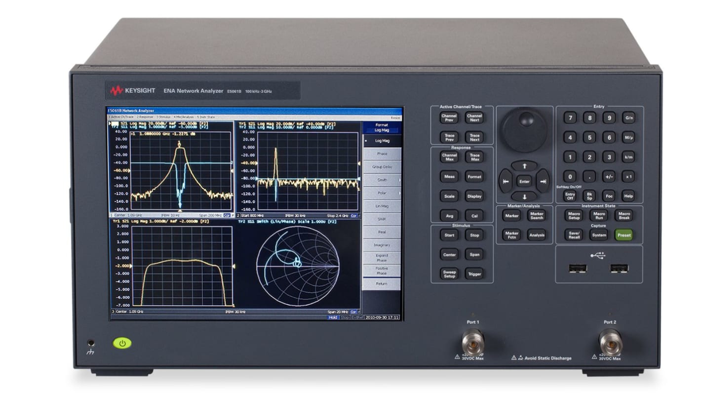 LF-RF network analyzer 5 Hz-500 MHz