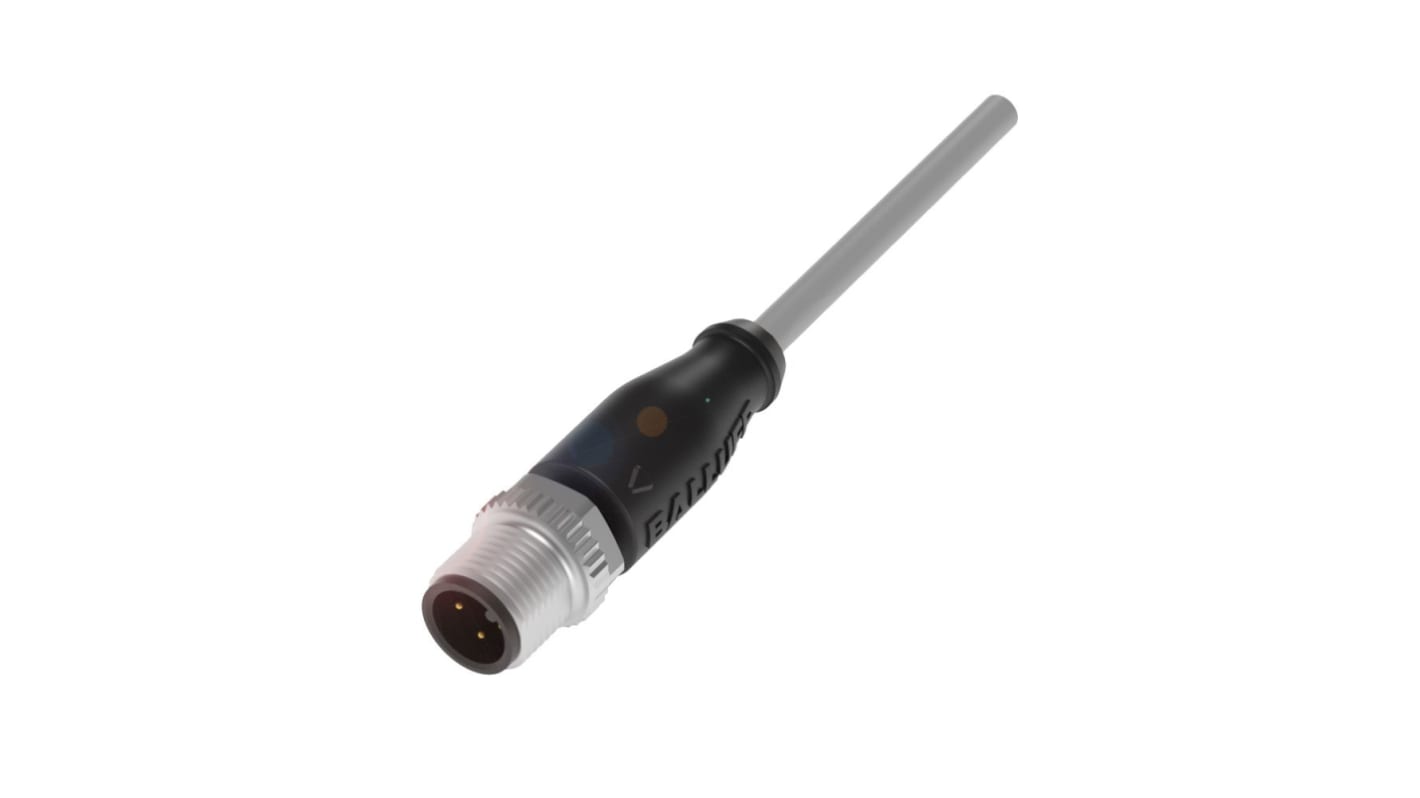 BALLUFF Straight Male M12 to Unterminated Sensor Actuator Cable, 10m