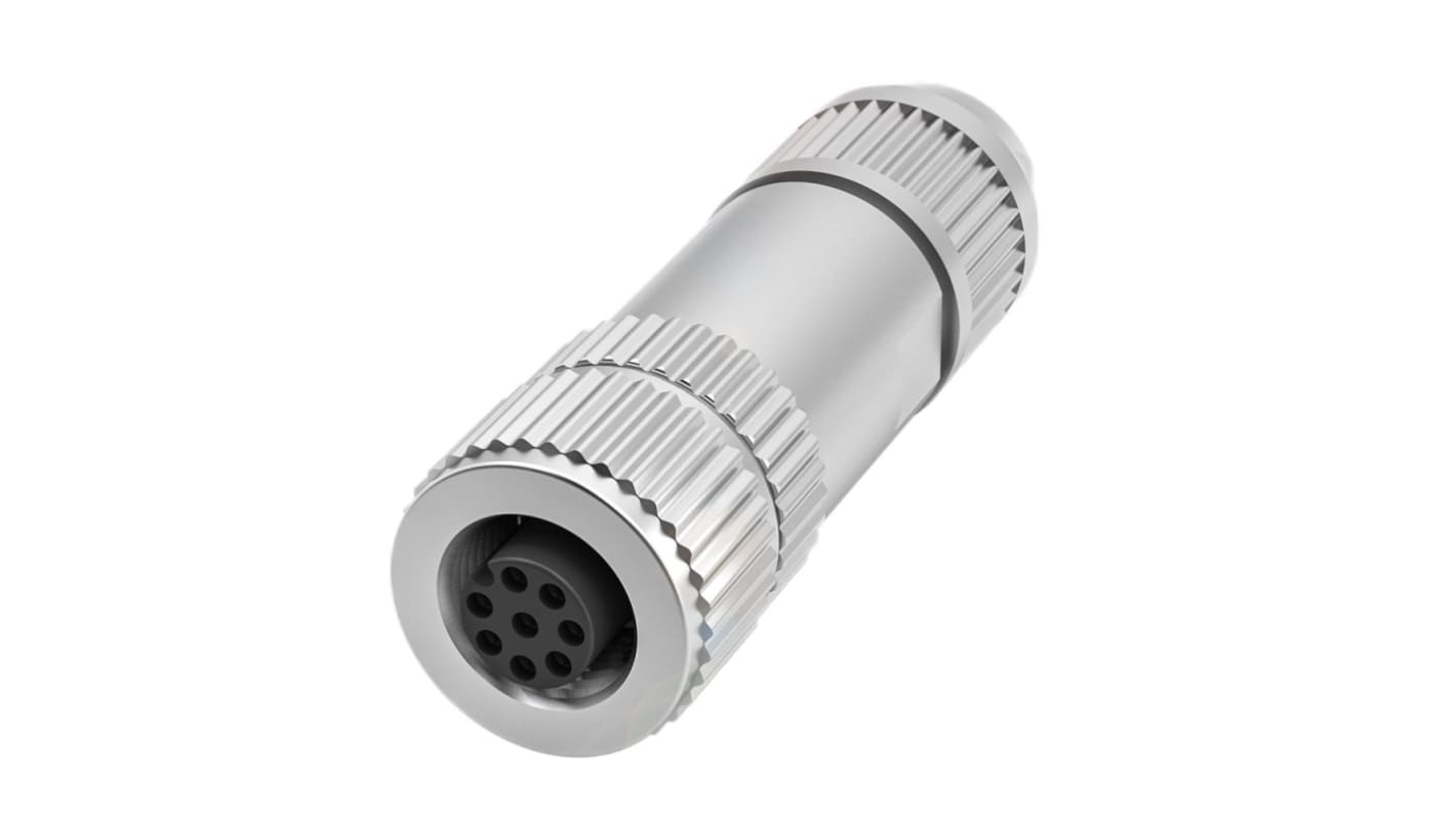 BALLUFF Circular Connector, 8 Contacts, Cable Mount, M12 Connector, Socket, IP67