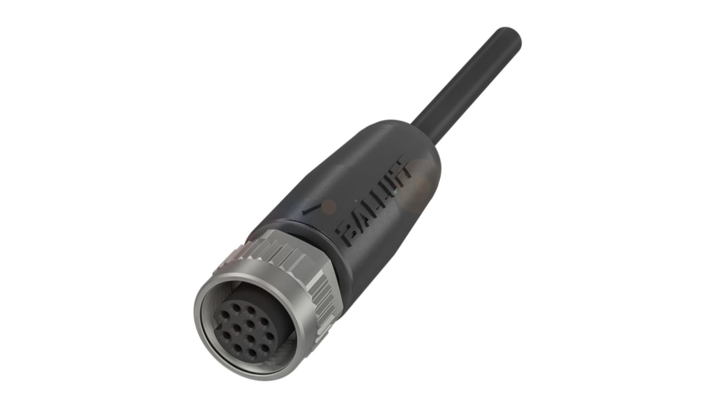 Cable de conexión BALLUFF, con. A M12 Hembra, con. B Sin terminación, cod.: A, long. 5m, IP67, IP68, IP69K