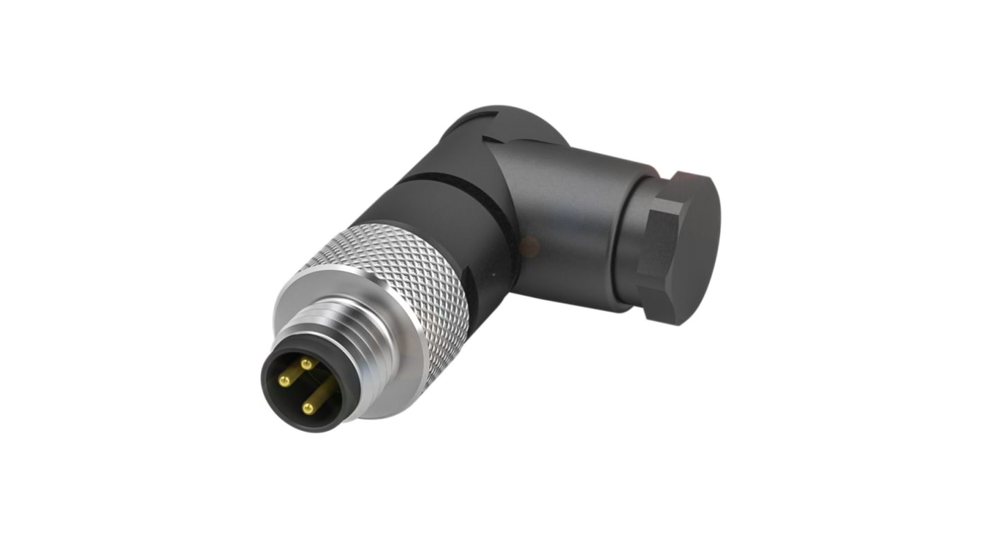 BALLUFF Circular Connector, 3 Contacts, Cable Mount, M8 Connector, Plug, IP67