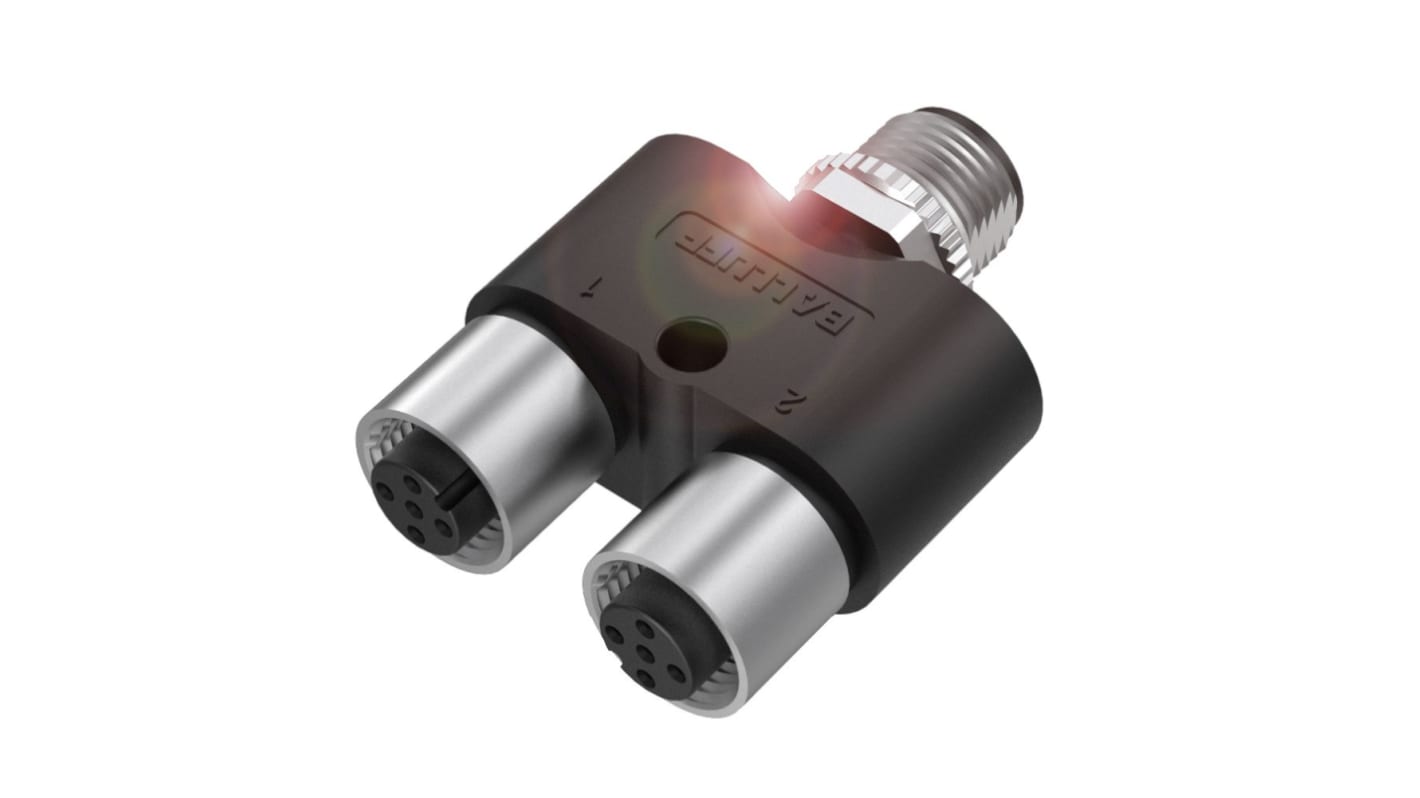 Adaptateur pour connecteur cylindrique Droit BALLUFF