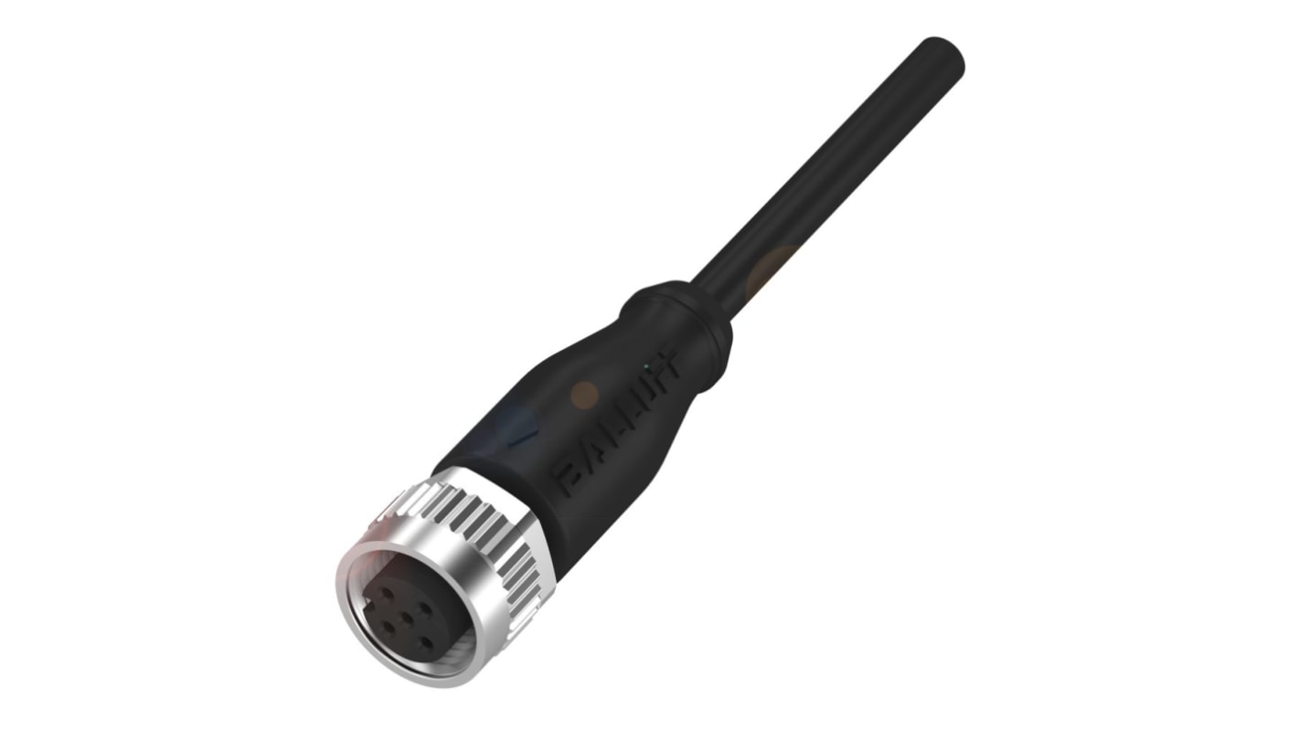 Cable de conexión BALLUFF, con. A M12 Hembra, con. B Sin terminación, cod.: A, long. 3m, IP67, IP68, IP69K