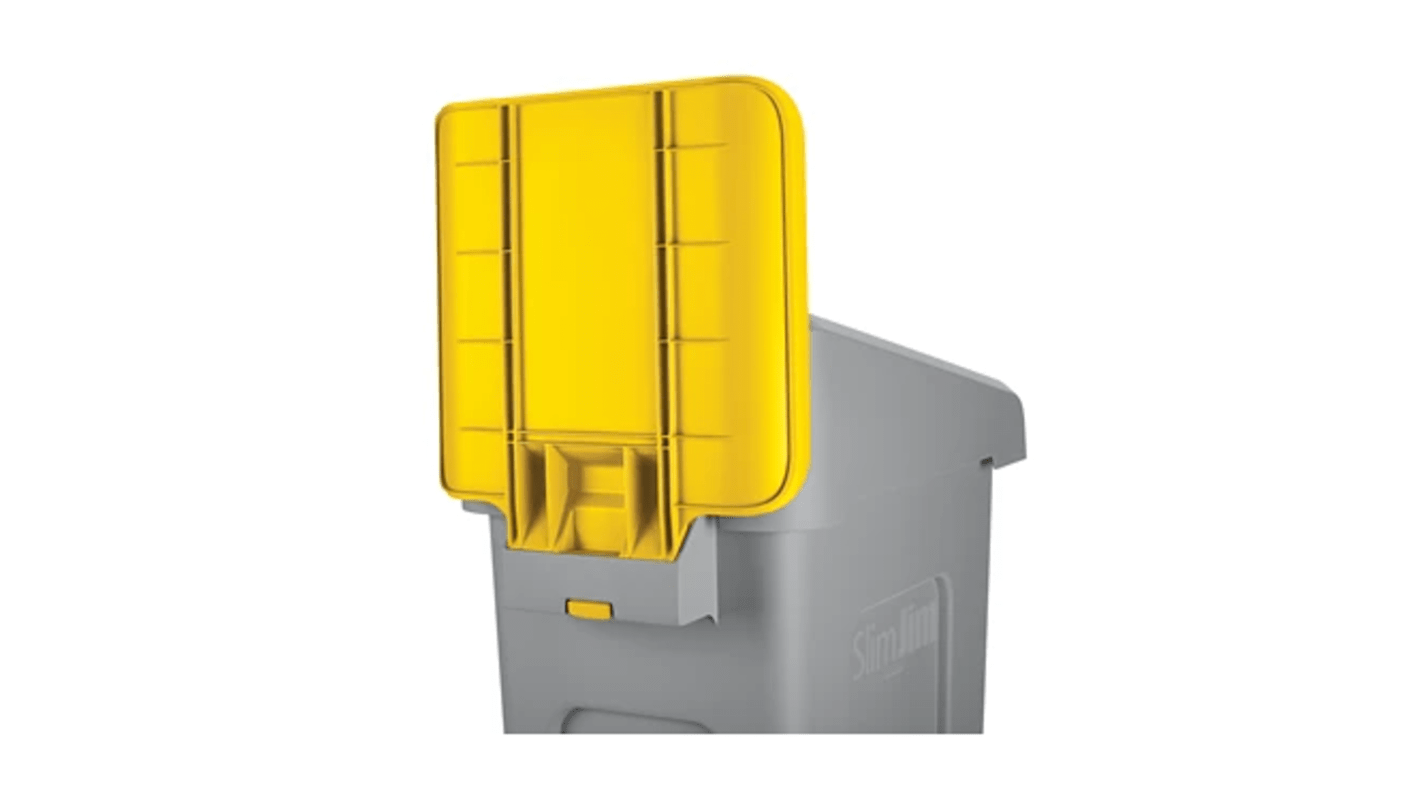 2007907 Rubbermaid Commercial Products 298.5mm Yellow Polypropylene