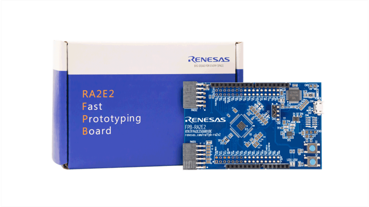 Vývojová deska, RA2E2, Vytváření prototypů, MCU, 32 bitů, Prototypovací deska