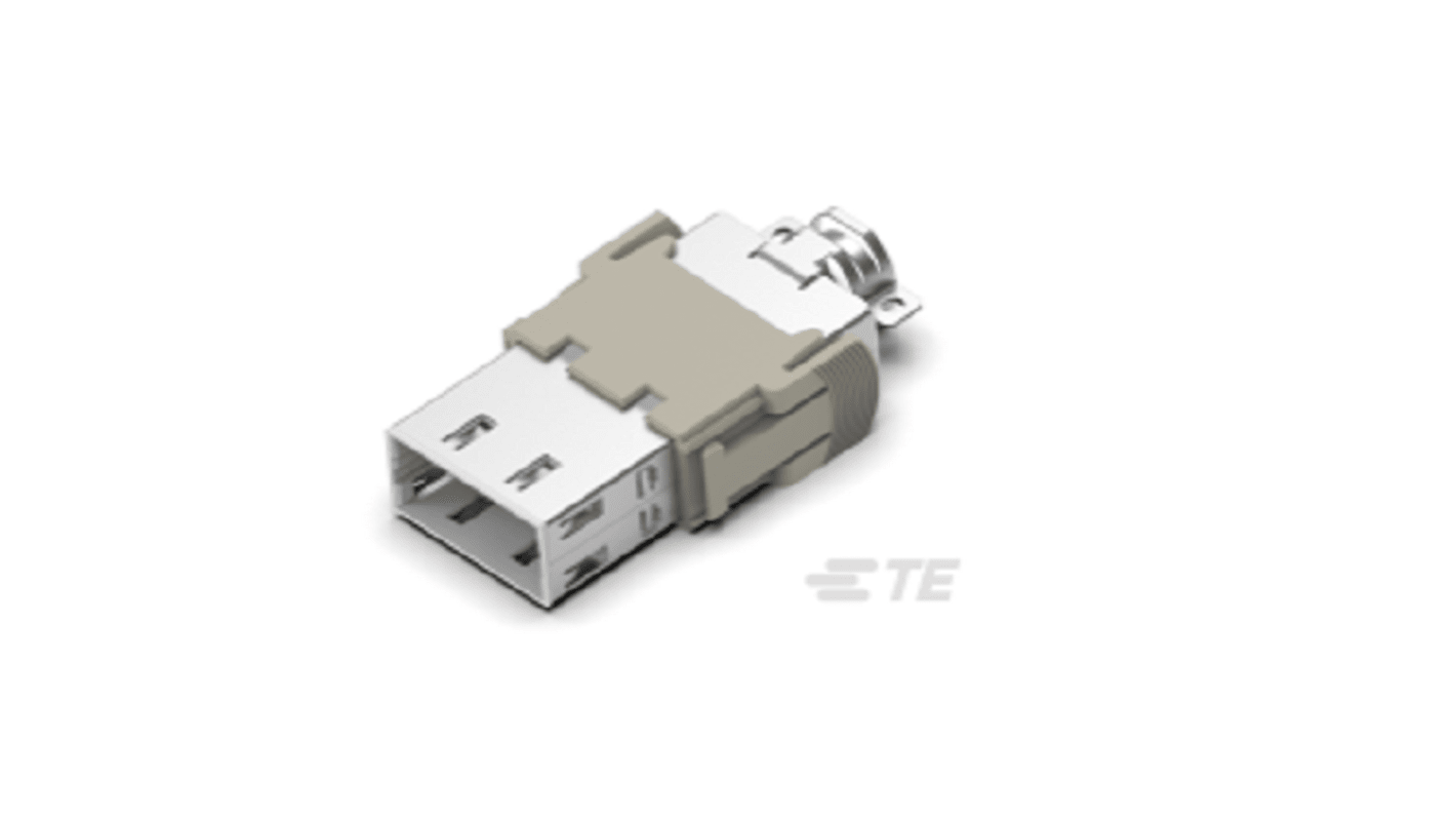 TE Connectivity HDC HMN Schwere Steckverbinder, 32-polig 2.2A Stecker, Modularer Einsatz Crimp für Modulares System