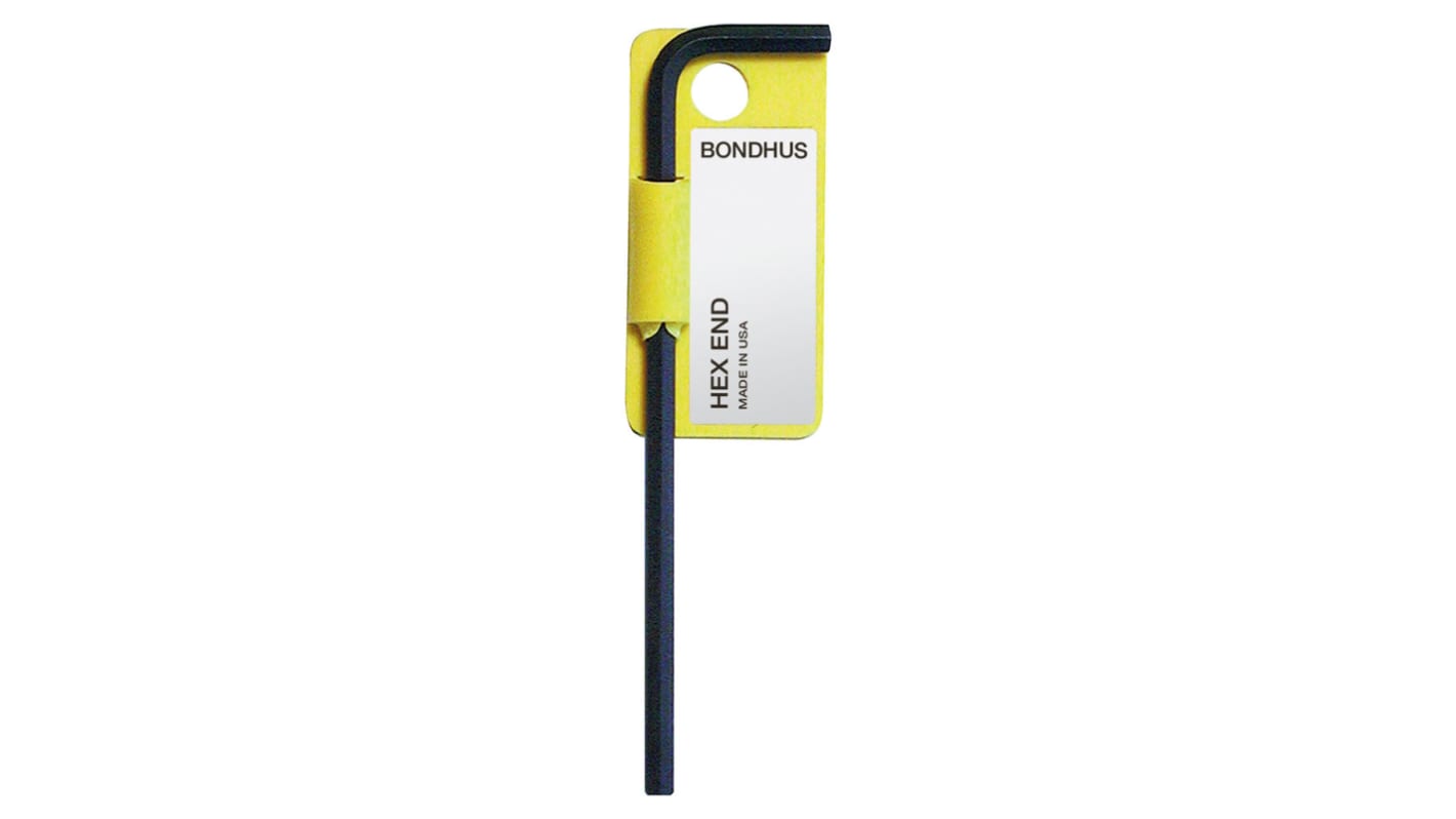 Bondhus L Shape Metric Hex Key, 3mm