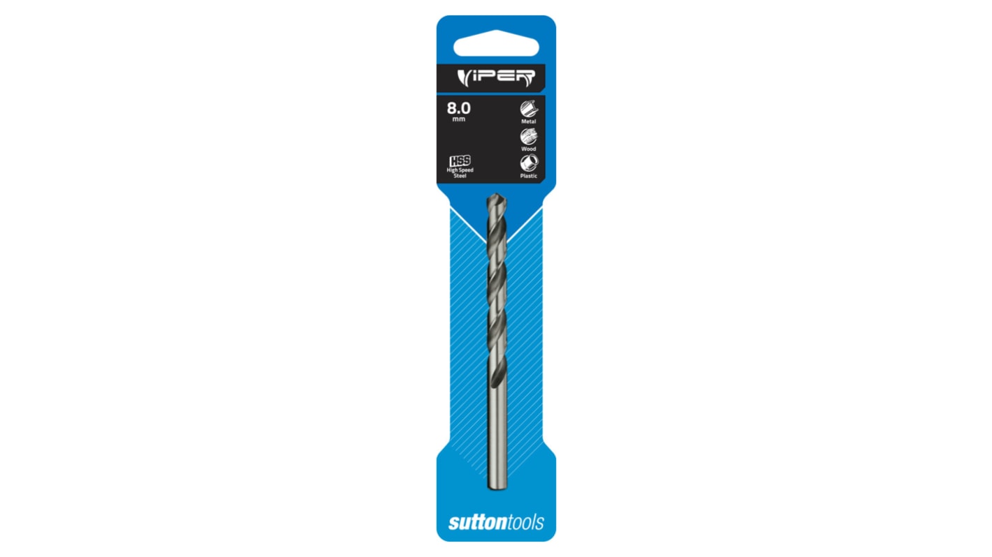 Sutton Tools HSS, 6.5mm Diameter, 101 mm Overall