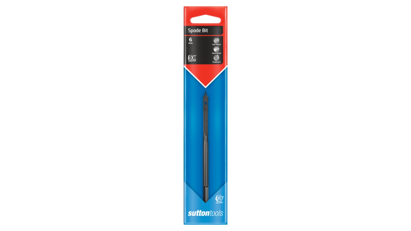 Sutton Tools Carbon Steel, 6mm Diameter