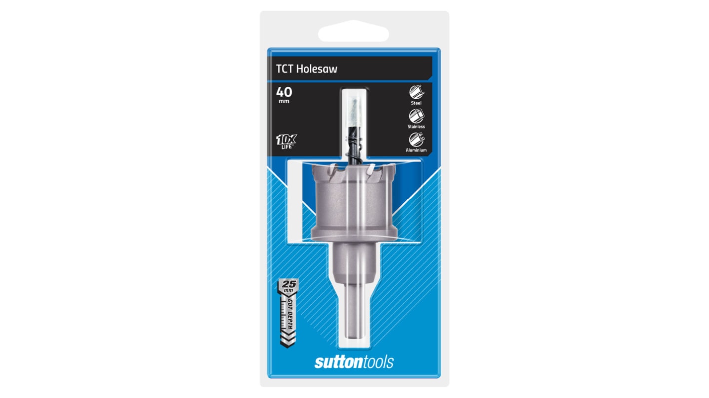 Sutton Tools Tungsten Carbide Tipped 40mm Hole Saw