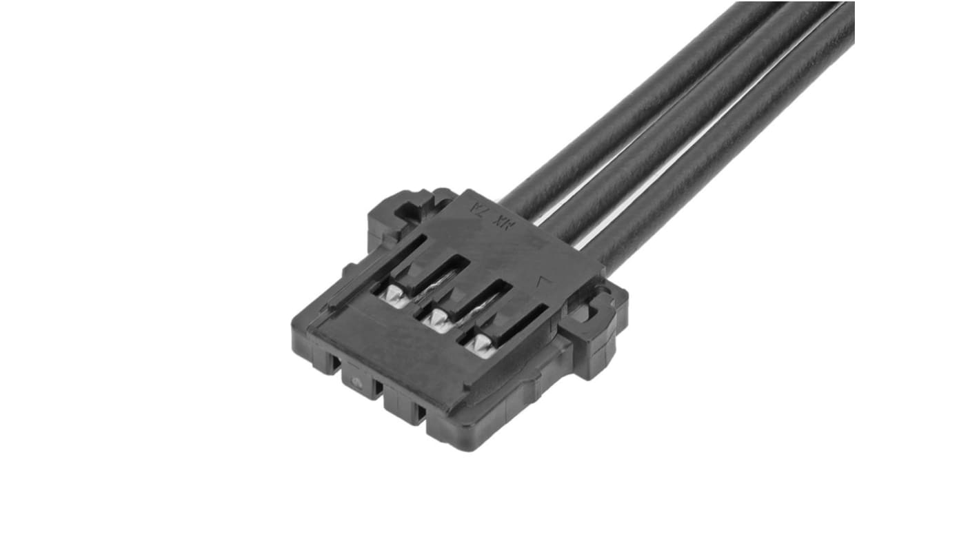 Conjunto de cables Molex Pico-Lock 219656, Con A: Hembra, 3 vías, Con B: Hembra, 3 vías, paso 2mm