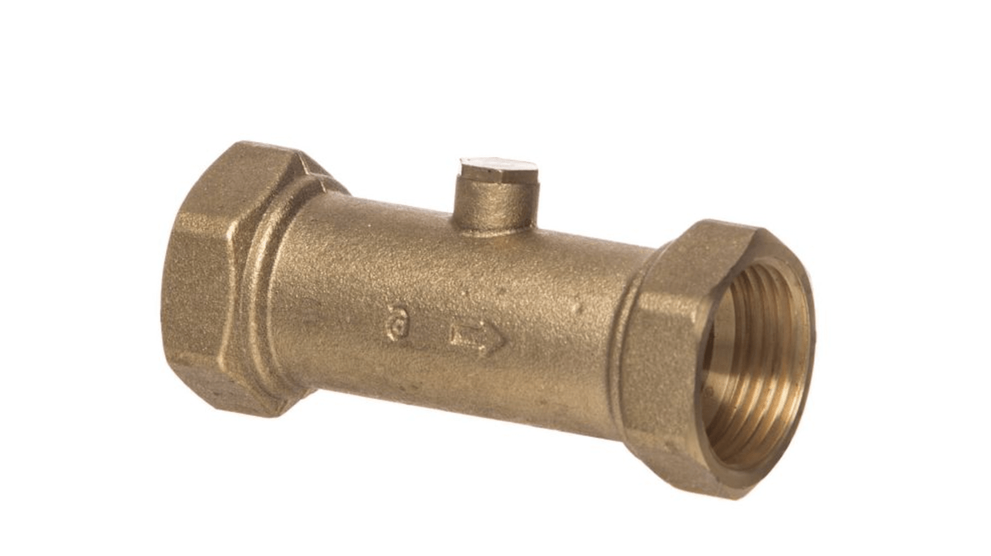 RS PRO Copper Alloy Double Check Valve 1/2in, 10 bar