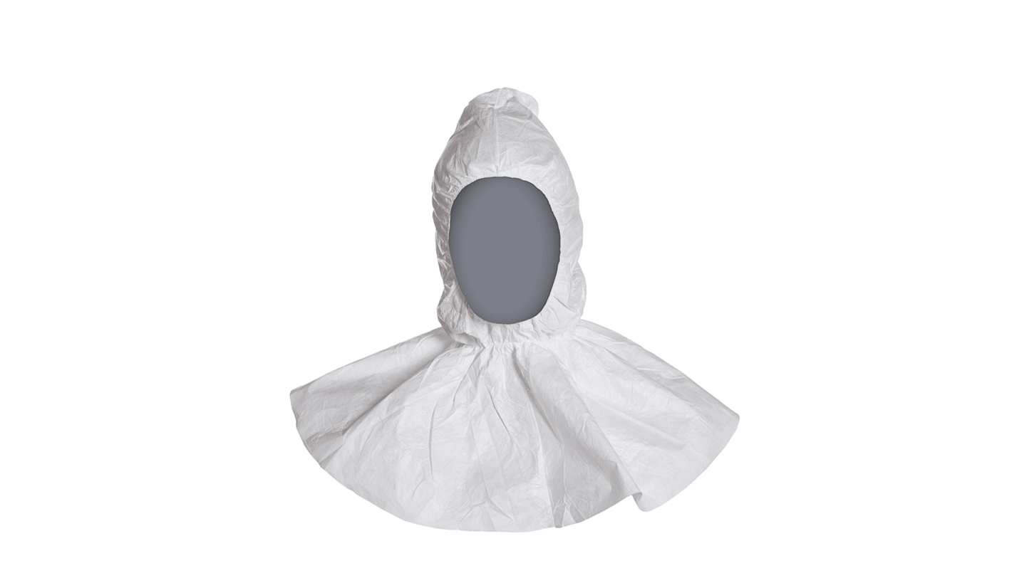 Cagoule de protection Jetable DuPont Tyvek 500 Hood en Tyvek Blanc