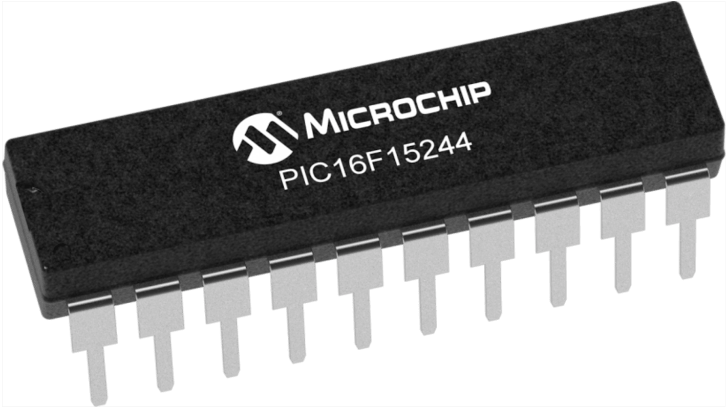 Microcontrolador MCU Microchip PIC16F15244-I/P, núcleo PIC de 8bit, 32MHZ, PDIP de 20 pines