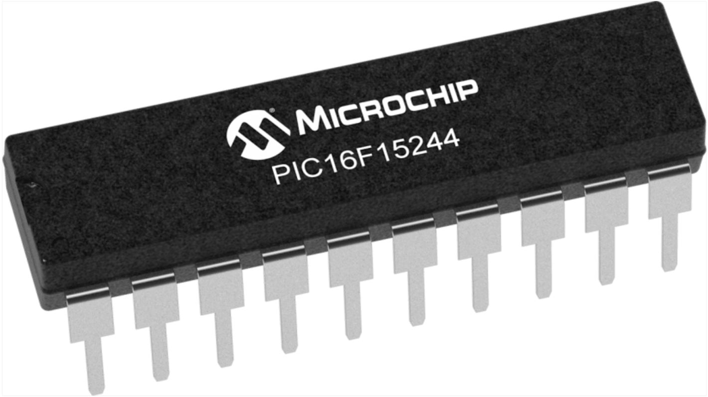 Microchip PIC16F15244-I/P, 8bit PIC Microcontroller MCU, PIC16, 32MHz, 7 kB Flash, 20-Pin PDIP