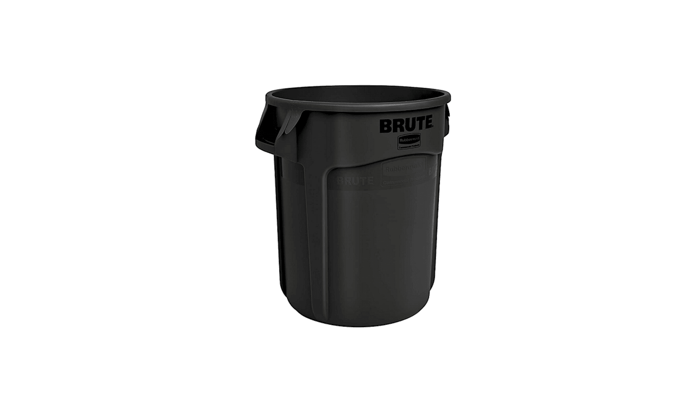 Rubbermaid Commercial Products BRUTE 76L Black PE Waste Bin