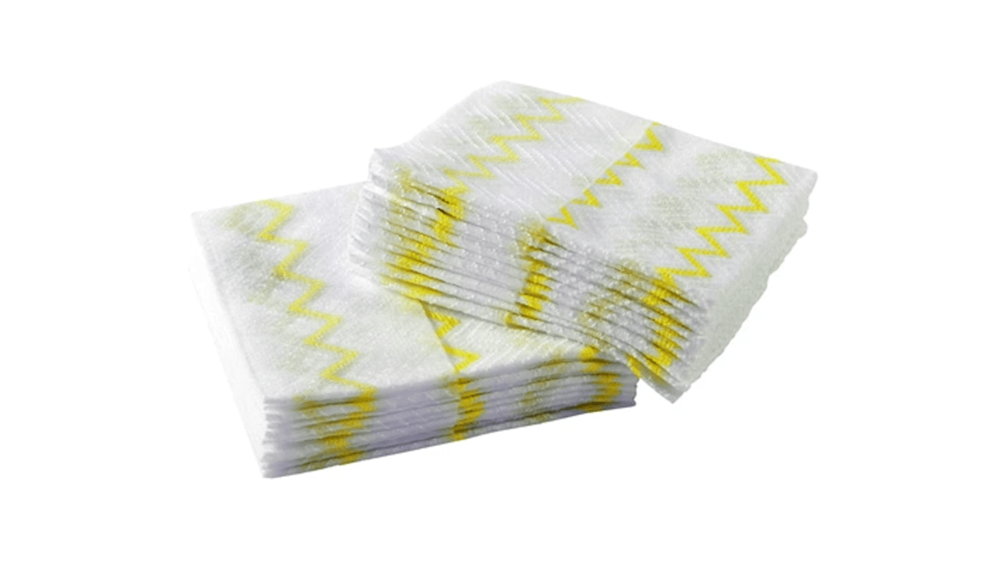 HYGEN Hygen Microfibre Yellow Microfibre Cloths for General Cleaning, Pack of 640