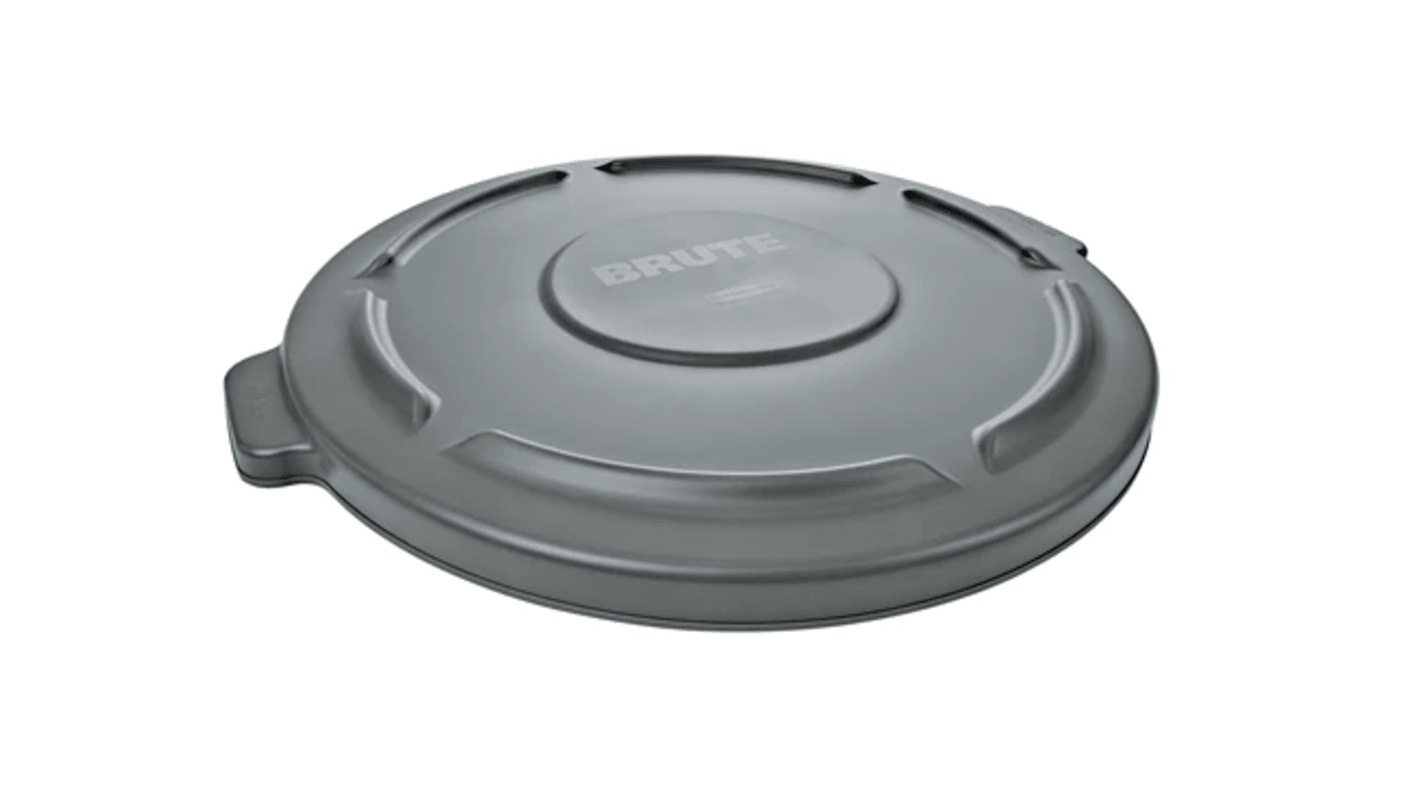 Rubbermaid Commercial Products Grey Resin Bin Lid for BRUTE® Containers, 41.4mm