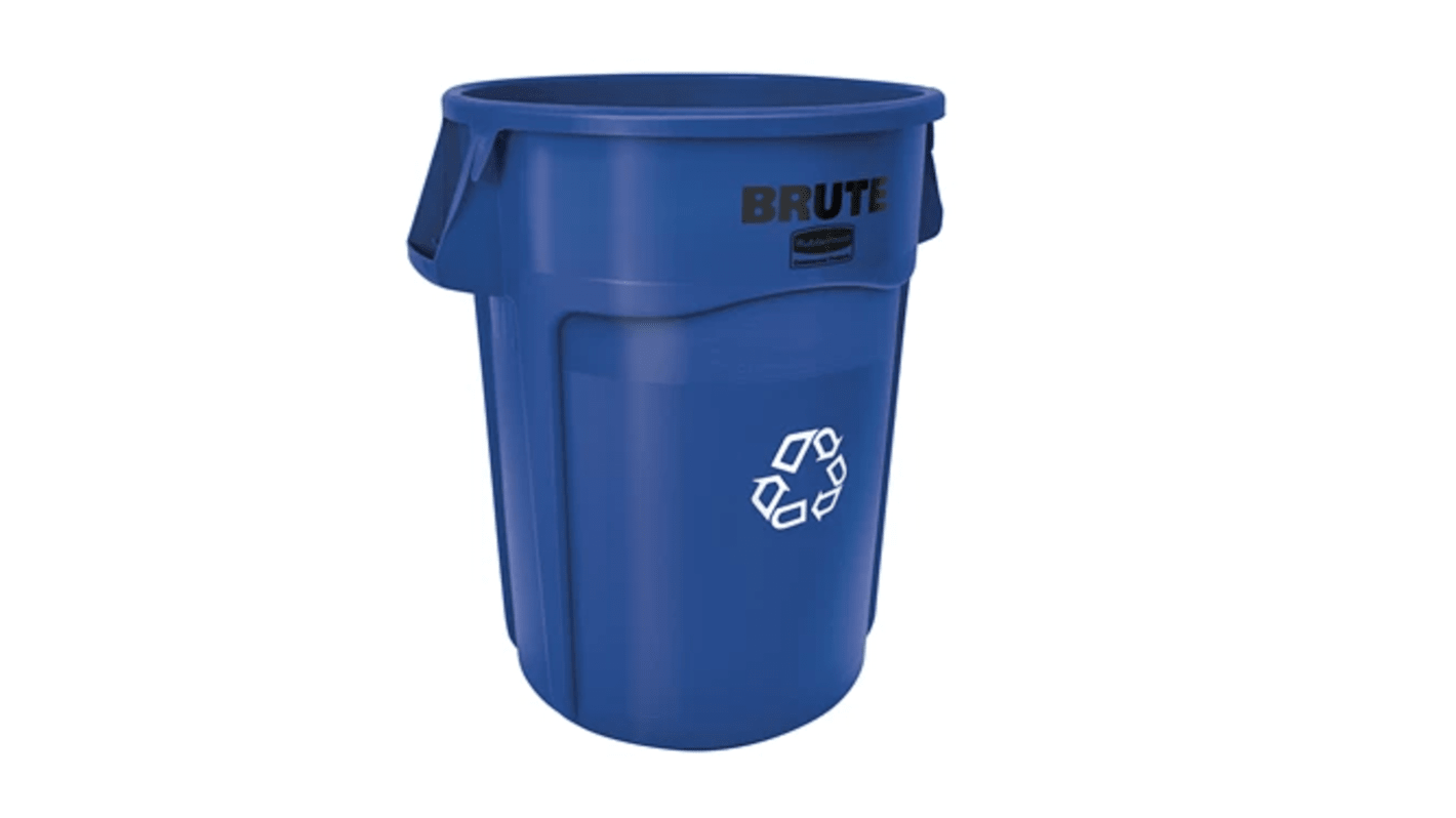 FG264307BLUE Rubbermaid Commercial Products BRUTE 167L Blue Resin