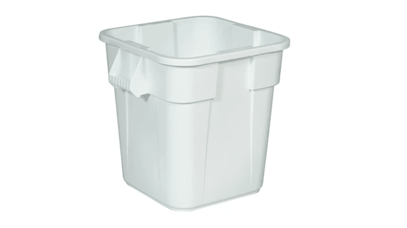 Rubbermaid Commercial Products Plastic Storage Container, 22.5in x 711.2mm, White