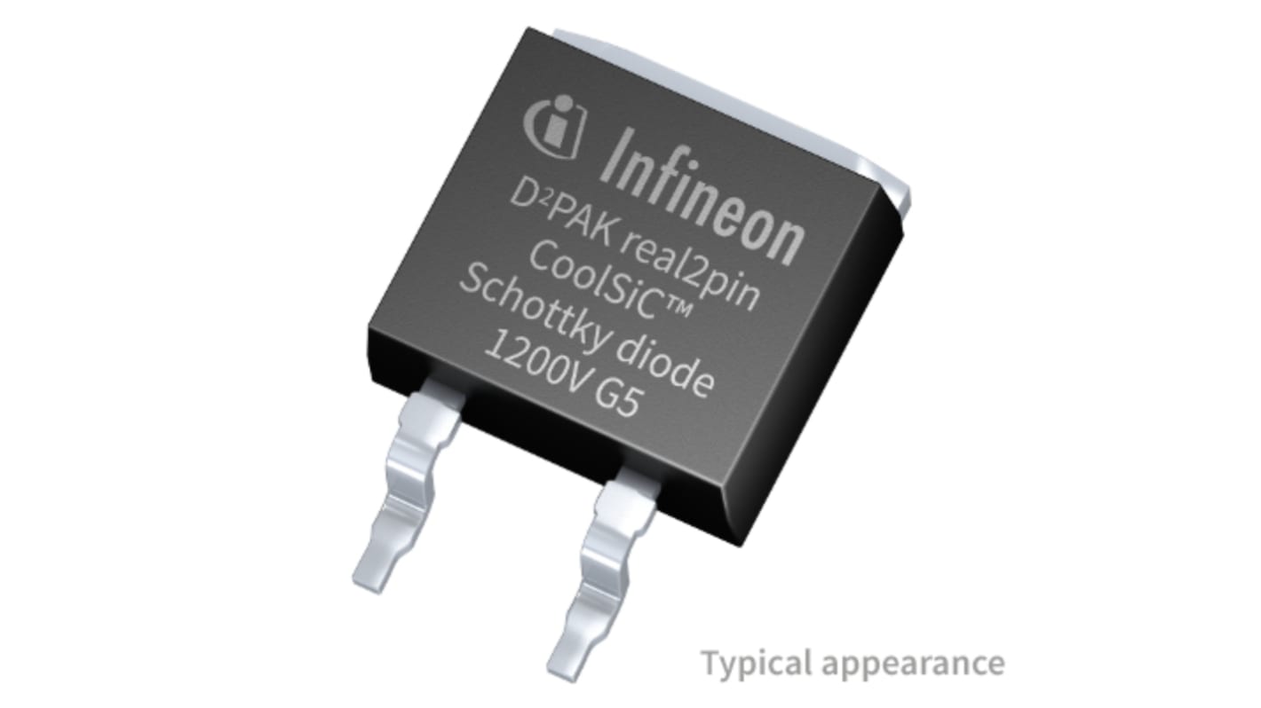 Infineon 1200V 20A, SiC Schottky Rectifier & Schottky Diode, D2PAK IDK20G120C5XTMA1