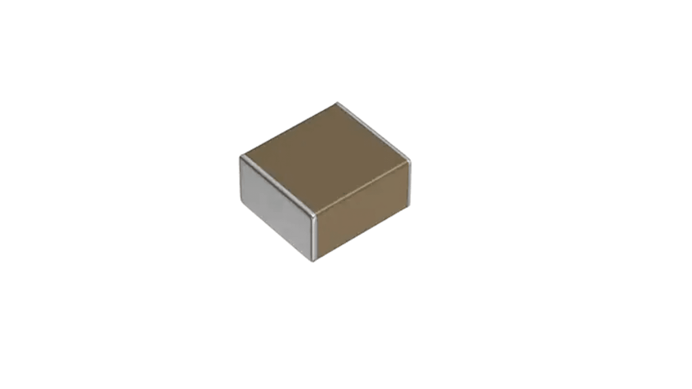 Condensateur céramique multicouche MLCC,  CMS, 47μF, 25V c.c., diélectrique : X7R