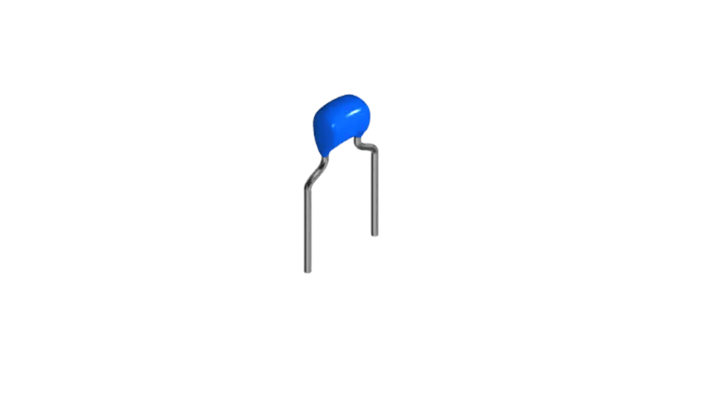 TDK 220nF Multilayer Ceramic Capacitor MLCC, 50V dc V, Push In, Solder