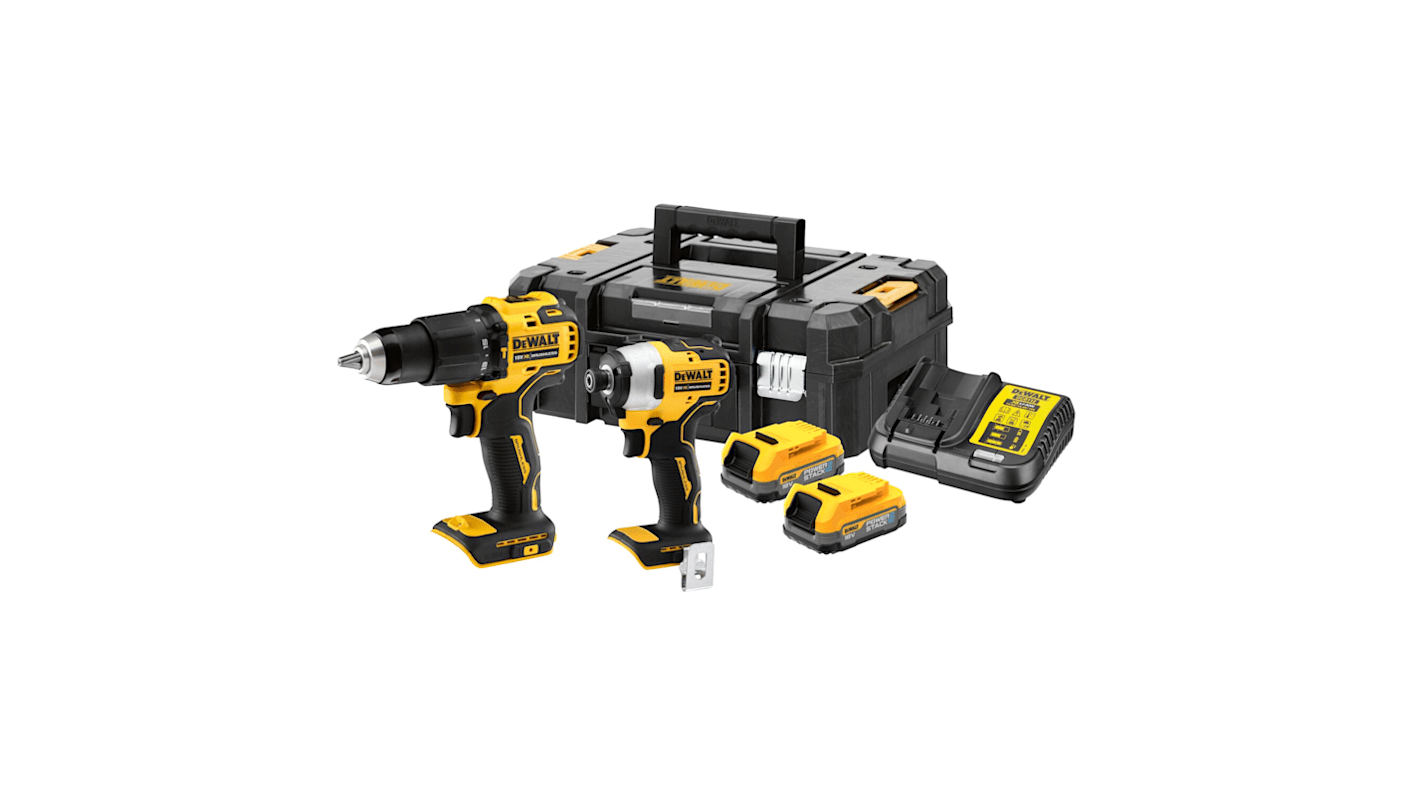 Taladro combinado DeWALT a batería Li-Ion de 18V 1.7Ah con 1 batería