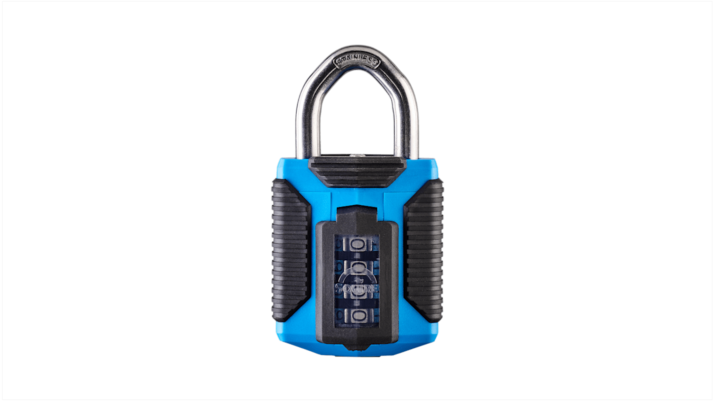 Squire Combination Weatherproof Combination Padlock, 8mm Shackle