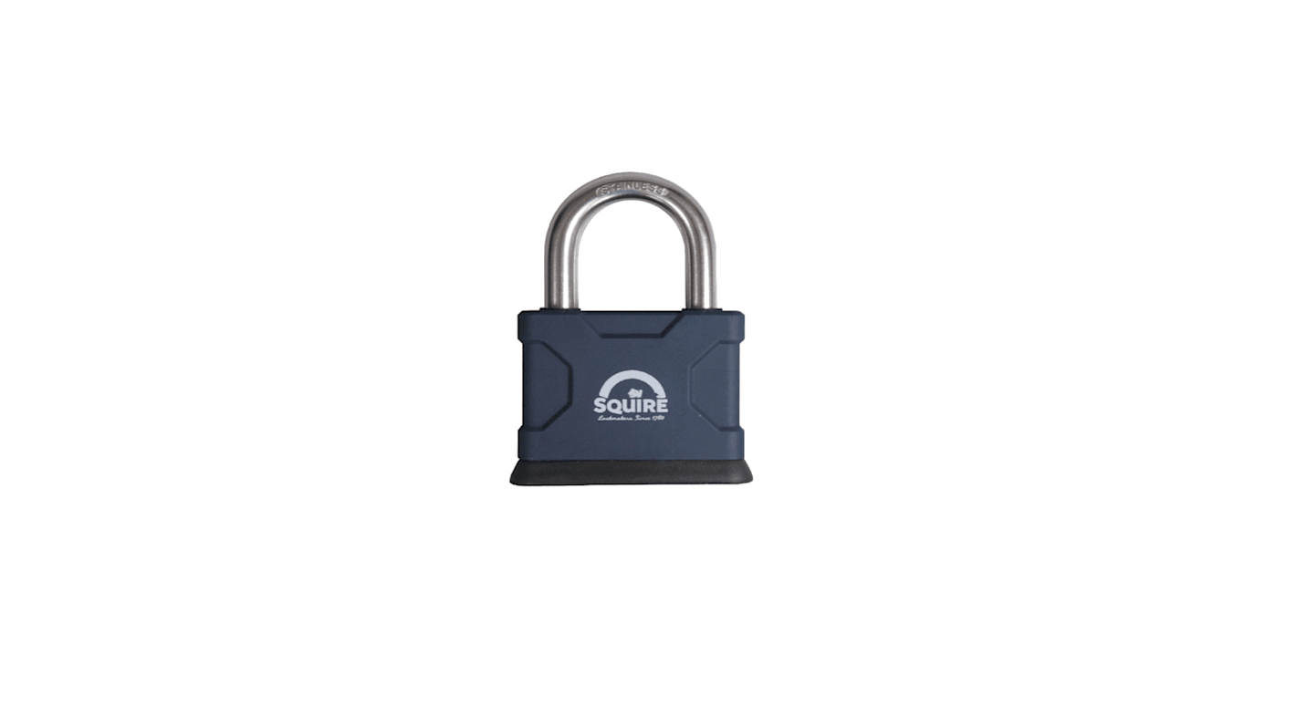 Squire Key Weatherproof Padlock, 8.8mm Shackle