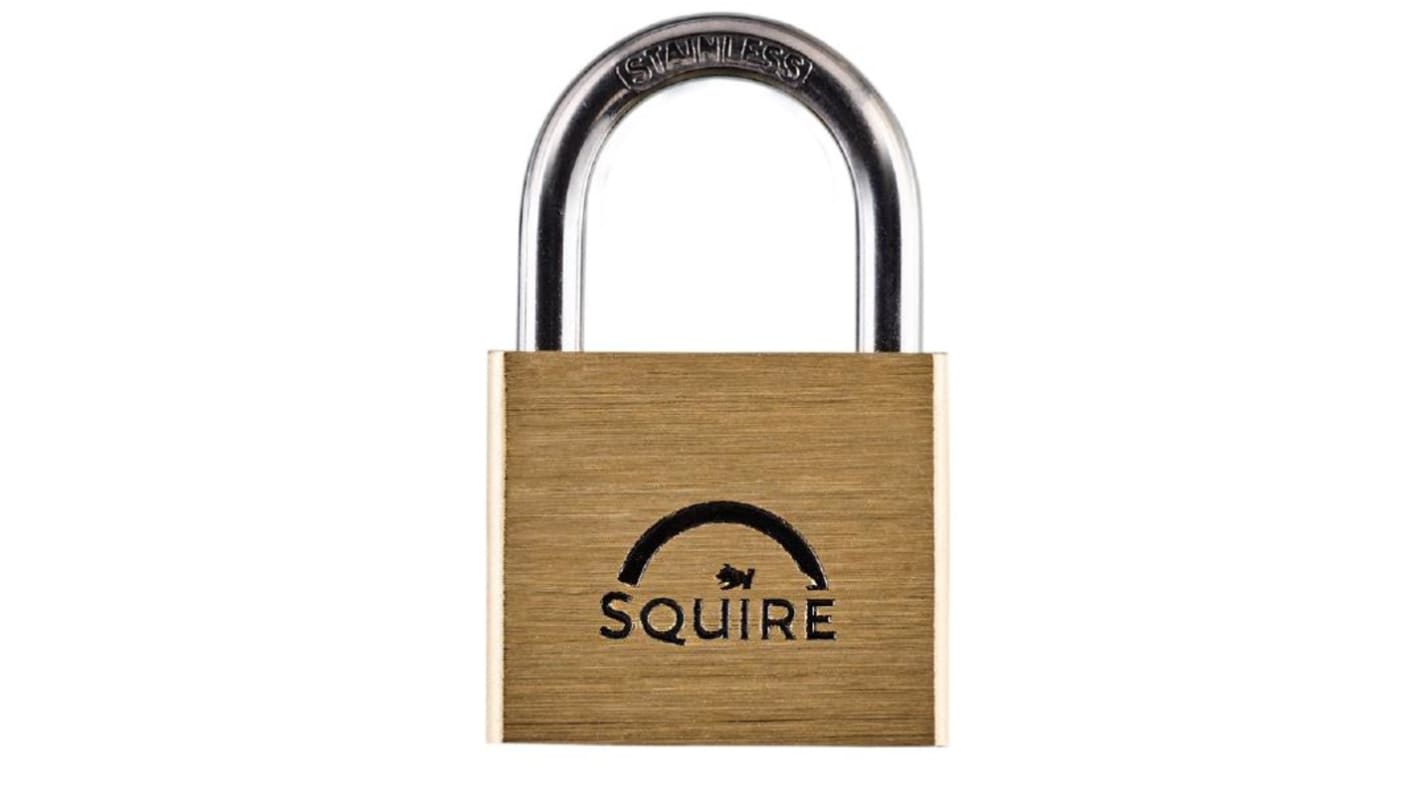 Squire Key Weatherproof Padlock, 6.5mm Shackle