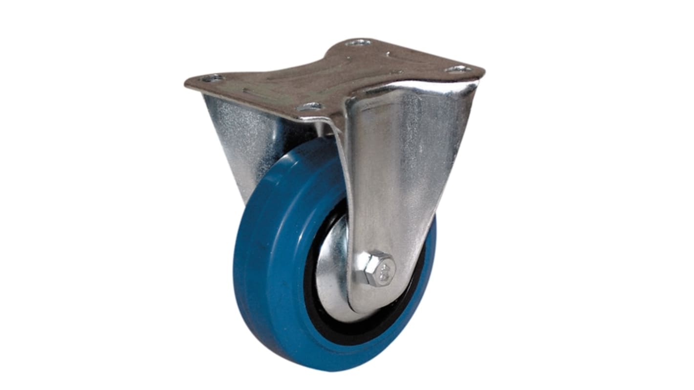 Guitel Hervieu Fixed Castor Wheel, 150kg Capacity, 125mm Wheel