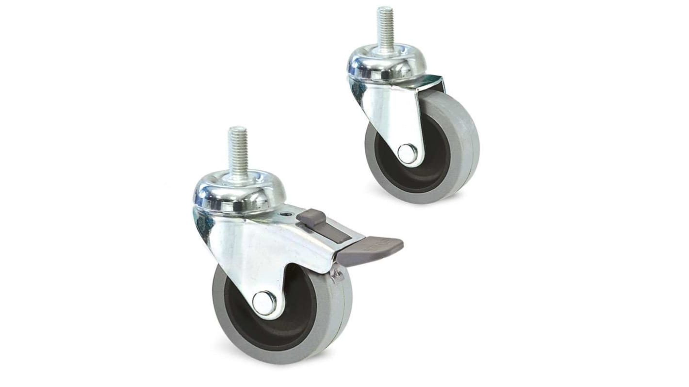 Guitel Hervieu Swivel Castor Wheel, 50kg Capacity, 80mm Wheel