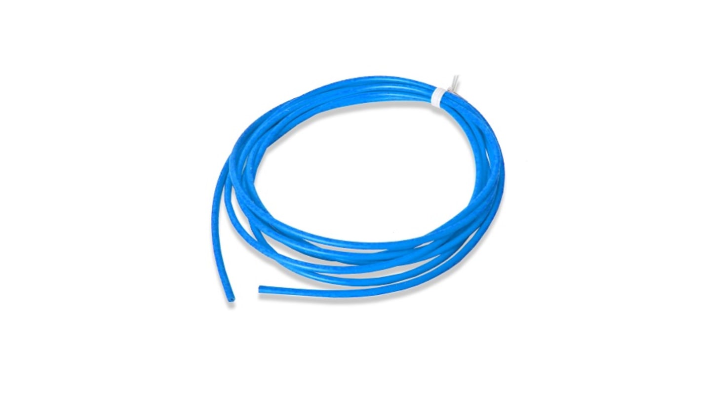 Mueller Electric Einzeladerleitung mm², 10 AWG 3.05m Blau Silikon isoliert 1064 Litzen