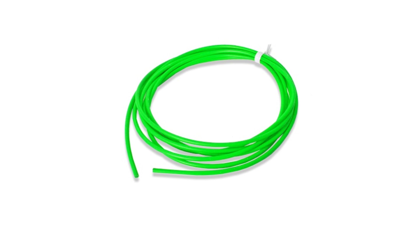 Mueller Electric Coolflex45 Series Green 5.26 mm² Hook Up Wire, 10 AWG, 1064, 7.62m, Silicone Insulation