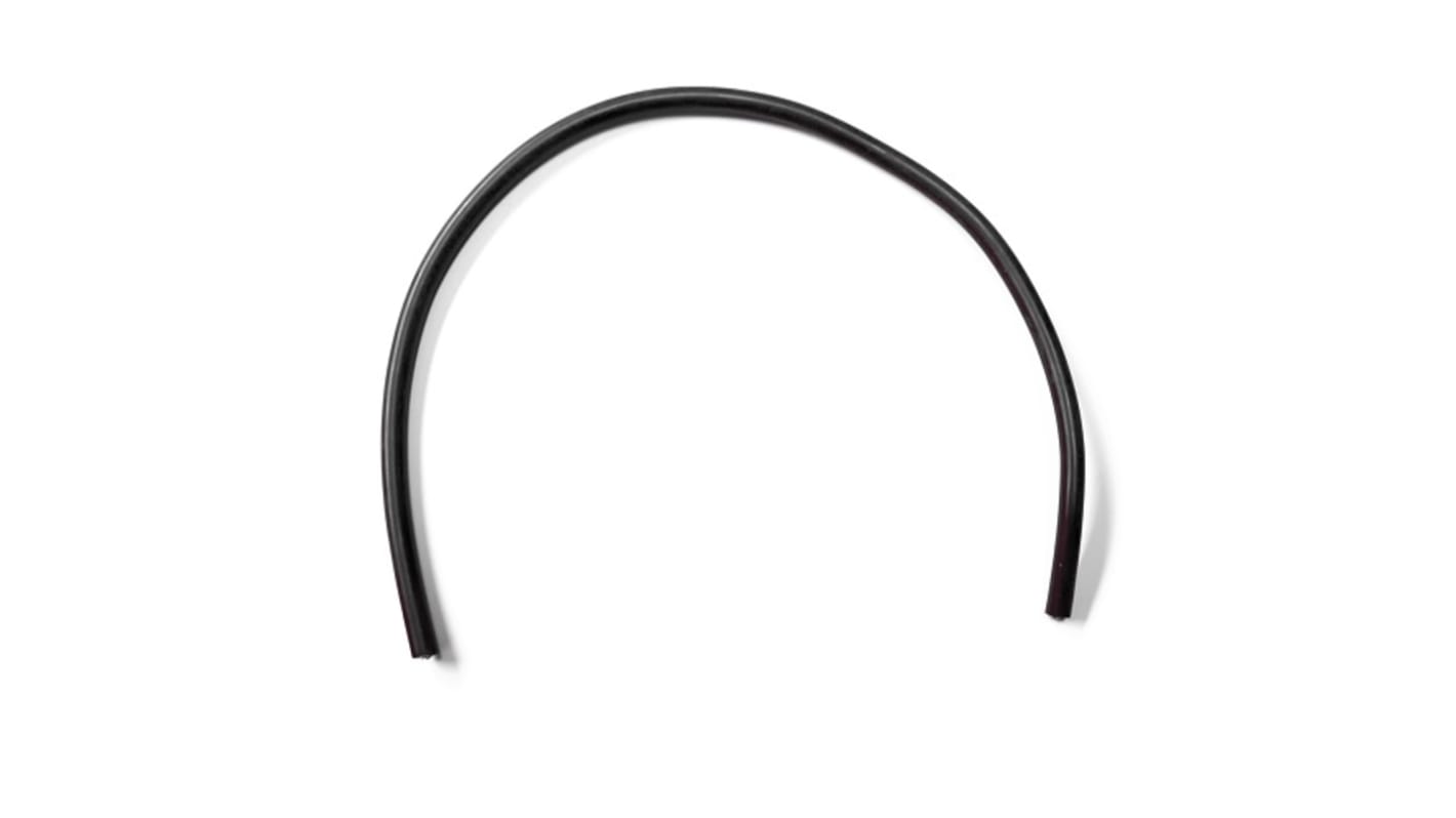 Mueller Electric Coolflex50 Series Black 8.37 mm² Hook Up Wire, 8 AWG, 1650/0.08 mm, 3.05m, Silicone Insulation