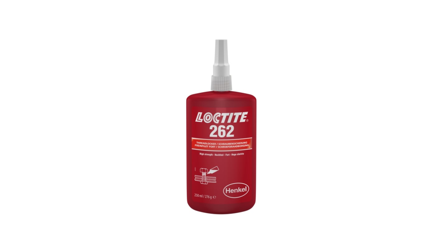 LOCTITE 262 BO 250ML EGFD Loctite Loctite 262 Red Threadlocking