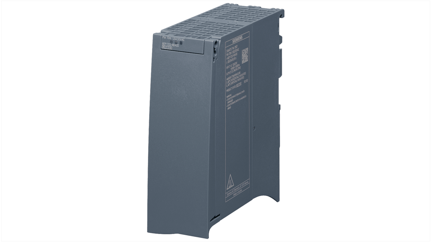 Siemens 6AG1332 Series PLC Power Supply for Use with S7-1500, 120/230