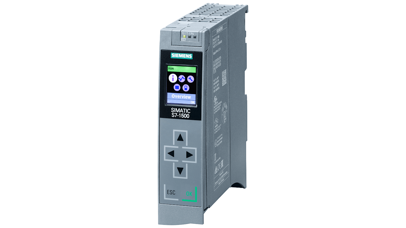 Controlador lógico Siemens SIMATIC S7-1500T, 20 entradas, 20 salidas tipo CPU, comunicación Profinet